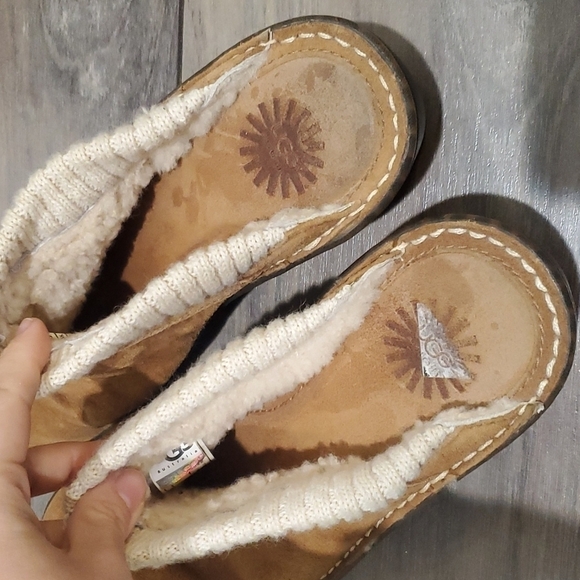 UGG Australia Gael Mules Clogs Chestnut Suede SN/1934 US 9 shoes - Picture 10 of 13